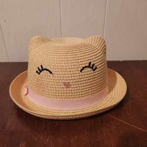 New H&M Straw Easter Cat Hat